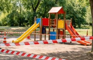 Teramo, calabroni nel parco giochi: area transennata per sicurezza Teramo, calabroni nel parco giochi: area transennata per sicurezza
