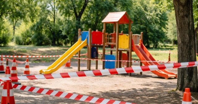 Teramo, calabroni nel parco giochi: area transennata per sicurezza Teramo, calabroni nel parco giochi: area transennata per sicurezza