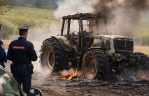 Due trattori rubati e incendiati: indagini in corso nel Chietino Due trattori rubati e incendiati: indagini in corso nel Chietino