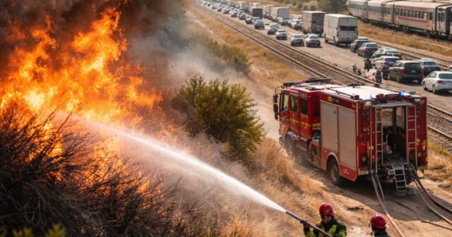 Incendi in provincia di Teramo: intervento dei vigili del fuoco e disagi per i viaggiatori Incendi in provincia di Teramo: intervento dei vigili del fuoco e disagi per i viaggiatori