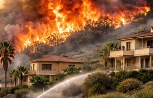 Incendio a Tortoreto Alto: le fiamme minacciano le abitazioni Incendio a Tortoreto Alto: le fiamme minacciano le abitazioni