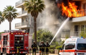 Incendio sul lungomare di Roseto degli Abruzzi: donna ferita Incendio sul lungomare di Roseto degli Abruzzi: donna ferita