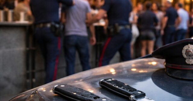 Lite al bar di Giulianova, denunciato un uomo per porto abusivo di armi