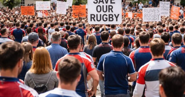 Protesta del rugby teramano: 300 partecipanti chiedono risposte al Comune Protesta del rugby teramano: 300 partecipanti chiedono risposte al Comune