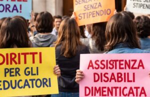 Protesta delle assistenti educative a Teramo: «Siamo gli invisibili della scuola» Protesta delle assistenti educative a Teramo: «Siamo gli invisibili della scuola»