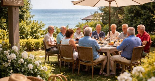 Ritrovo degli ex alunni della 5ª A del "COMI" a Numana dopo oltre sessant'anni Ritrovo degli ex alunni della 5ª A del "COMI" a Numana dopo oltre sessant'anni