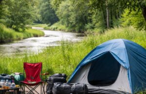 Segnalato accampamento improvvisato nel parco fluviale di Teramo Segnalato accampamento improvvisato nel parco fluviale di Teramo