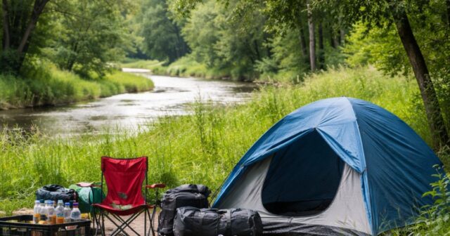 Segnalato accampamento improvvisato nel parco fluviale di Teramo