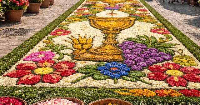 Torna l'Infiorata a Torricella Sicura: XX edizione dedicata al Corpus Domini Torna l'Infiorata a Torricella Sicura: XX edizione dedicata al Corpus Domini