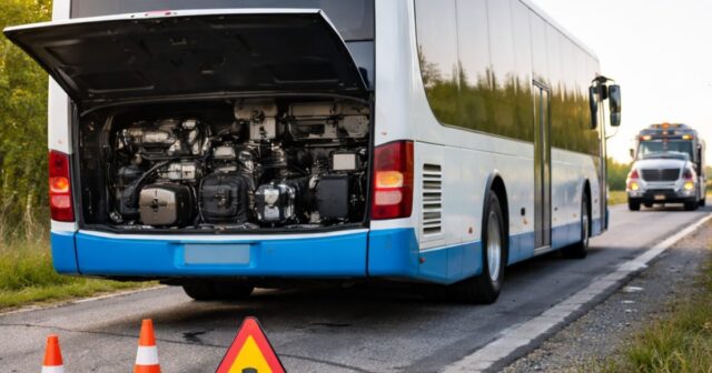 Autista di Tua bloccato per sei ore a causa di un guasto del bus Autista di Tua bloccato per sei ore a causa di un guasto del bus