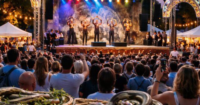 Due emigrati abruzzesi tornano da Montréal per la Notte dei Serpenti Due emigrati abruzzesi tornano da Montréal per la Notte dei Serpenti