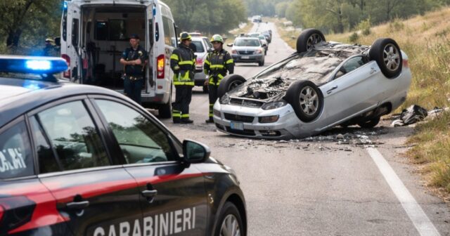 Giovane automobilista in ospedale dopo un incidente sulla provinciale 2 Giovane automobilista in ospedale dopo un incidente sulla provinciale 2