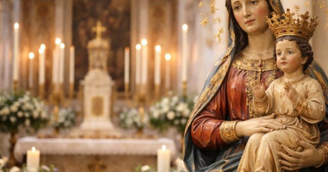 Il ritorno della Madonna lignea a Castelli segna un nuovo inizio per il paese Il ritorno della Madonna lignea a Castelli segna un nuovo inizio per il paese