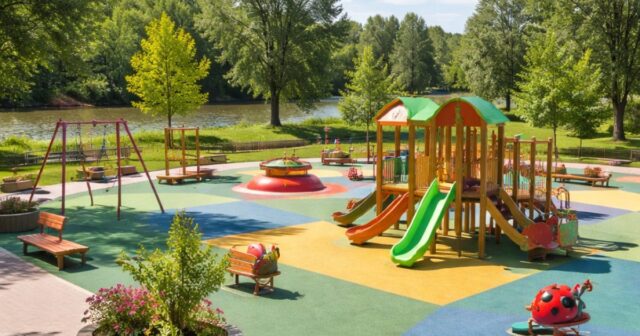 Inaugurato un parco giochi ristrutturato al Parco Fluviale di Teramo Inaugurato un parco giochi ristrutturato al Parco Fluviale di Teramo