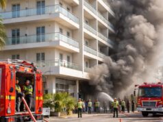 Incendio all’Hotel Doge di Alba Adriatica, evacuazione parziale necessaria Incendio all'Hotel Doge di Alba Adriatica, evacuazione parziale necessaria