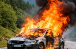 Incendio di un’auto ai Prati di Tivo, in arrivo i vigili del fuoco Incendio di un'auto ai Prati di Tivo, in arrivo i vigili del fuoco