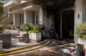 Incendio in un albergo di Alba Adriatica, nessun ferito Incendio in un albergo di Alba Adriatica, nessun ferito