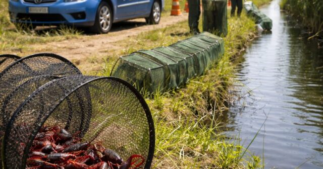 Monitoraggio del Gambero rosso della Louisiana in Abruzzo fino a ottobre Monitoraggio del Gambero rosso della Louisiana in Abruzzo fino a ottobre