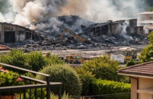 Persistono fumo e cattivo odore dopo l’incendio alla Lazzaroni: la protesta dei residenti Persistono fumo e cattivo odore dopo l'incendio alla Lazzaroni: la protesta dei residenti