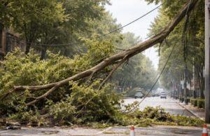 Ramo Spezzato su Viale Mazzini: Chiusura della Strada e Danni ai Cavi Elettrici Ramo Spezzato su Viale Mazzini: Chiusura della Strada e Danni ai Cavi Elettrici