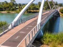 Riapertura del ponte ciclopedonale sul Salinello prevista tra giovedì e venerdì Riapertura del ponte ciclopedonale sul Salinello prevista tra giovedì e venerdì