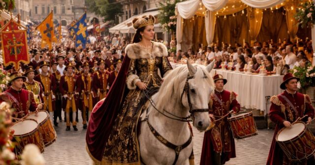 Rievocazione storica a Teramo: il ritorno della regina Giovanna D'Aragona