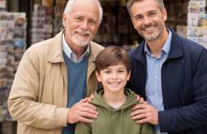 Tre generazioni della famiglia Di Salvatore immortalate davanti all’edicola storica di Porta Madonna Tre generazioni della famiglia Di Salvatore immortalate davanti all'edicola storica di Porta Madonna