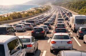 Caldo estremo e traffico intenso in Abruzzo durante il grande esodo estivo Caldo estremo e traffico intenso in Abruzzo durante il grande esodo estivo