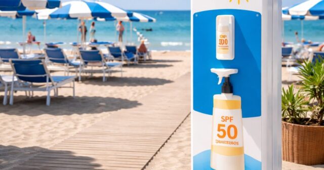 Crema solare gratuita in spiaggia: nuovi totem a Roseto degli Abruzzi e non solo Crema solare gratuita in spiaggia: nuovi totem a Roseto degli Abruzzi e non solo