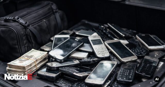Fermati due georgiani per tentata truffa con vecchi cellulari Fermati due georgiani per tentata truffa con vecchi cellulari