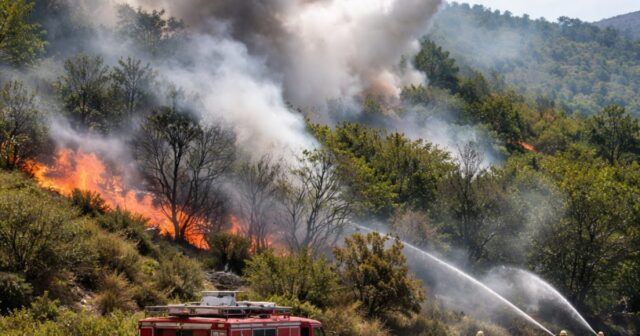 Incendi di vegetazione nel Teramano, Vigili del Fuoco in azione ad Arsita e Colleminuccio Incendi di vegetazione nel Teramano, Vigili del Fuoco in azione ad Arsita e Colleminuccio