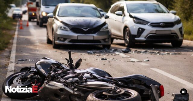 Incidente stradale a Selva Piana coinvolge due auto e una moto