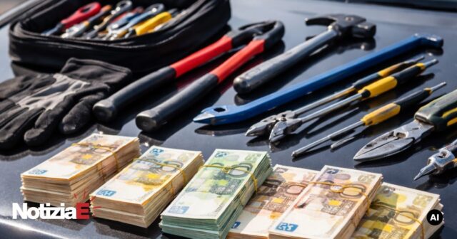 Quattro giovani fermati dopo un inseguimento di 15 chilometri sull'A24 con 20mila euro e attrezzi da scasso Quattro giovani fermati dopo un inseguimento di 15 chilometri sull'A24 con 20mila euro e attrezzi da scasso