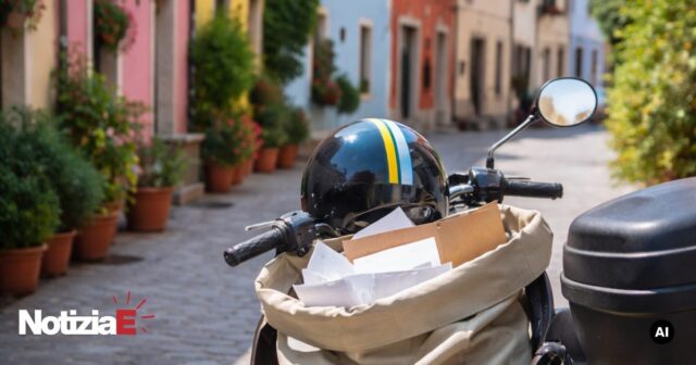 Giovanni Vescovo, postino di 'C'è posta per te', a Notaresco per una consegna misteriosa