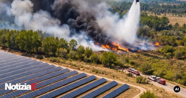 Incendio a Miano: uomo ustionato e intervento dei Vigili del Fuoco