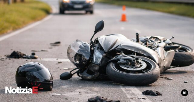 Incidente a Teramo coinvolge un giovane motociclista Incidente a Teramo coinvolge un giovane motociclista